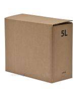 Corrugated carton box for bag-in-box bags 260x110x210mm 5L