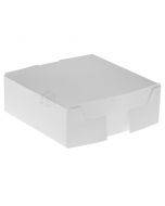 Картонная коробка для пирожных 14,5х11,5х6см но. 1, в упаковке 300шт