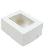 Lids with window for cake box 14,5x12x6cm nr. 1, 100pcs/pack