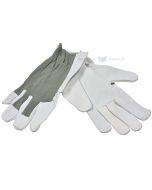Cotton gloves on palm coat skin nr. 9