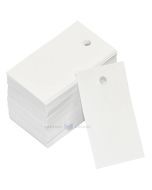 White carton label 49x28mm, 100pcs/pack