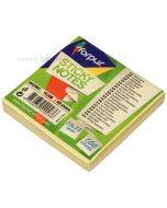 Yellow post-its Forpus 75x75mm, 100sheets/pack