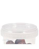 Transparent lid for 0,200L and 0,250L bucket with diameter 89mm