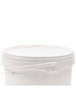 White plastic lid for 10 000ml / 10L bucket with diameter 264mm