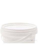 White lid for 1000ml / 1L bucket with diameter 130mm