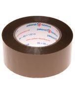 Brown packaging tape 48mm wide acrylic, 132m/roll