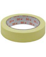 Masking tape with strong glue 25mm wide +60C, 50m/roll