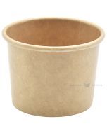 Brown carton degustation cup 50ml diameter 52mm, 50pcs/pack