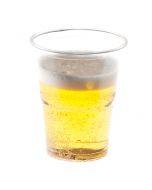Transparent plastic drinking cup PET 300ml with diameter 95mm, 50pcs/pack