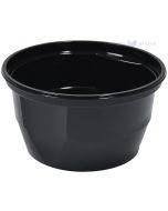 Black PP soup cup 560ml with diameter 12,7cm, 50pcs/pack