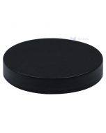 Matte black lid for plastic jar diameter 70mm with pressure seal