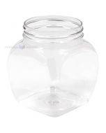 Plastic jar "Lantern" PET 400ml diameter 63mm