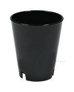 Reusable black drinking cup 250ml diameter 85mm