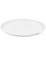 Пластиковая белая тарелка многоразового использования 27,4см РР 125х моек в посудомойке