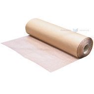 Bubble wrap covered with brown paper 0,60m wide, 10m/roll