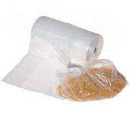 Transparent plastic bag LD 23+14x50cm, 250pcs/roll