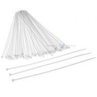 White cable tie 3,6x370mm, 100pcs/pack