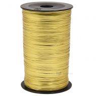 Metallic golden ribbon, 50m/roll