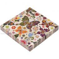 3-layered napkin with butterflies 33x33cm, 20pcs/pack