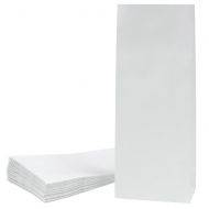 White paper bag with wide bottom 12+7x30cm, 25pcs/pack