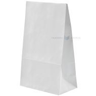 White gift bag with glue strip 14x7,5x23cm