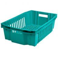 Green plastic crate Efekt max 28L / 14kg