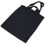 Black textile bag with double handles 40x45cm thickness 240g/m2
