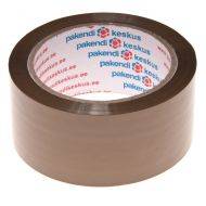 Brown packaging tape 48mm wide acrylic, 66m/roll