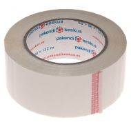 White packaging tape 48mm wide acrylic, 132m/roll