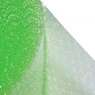 Green bubble wrap tape 100mm wide, 50m/roll