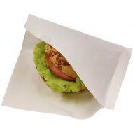 White laminated hamburger wrap 16,5x16,5cm, 100pcs/pack