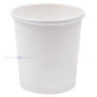 White carton food cup diam. 97mm 470ml, 25pcs/pack