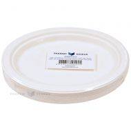 Oval plate 100% biodegradable/compostable 26x20cm, 25pcs/pack