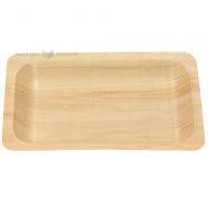 Wooden plate-tray 20,5x13cm, 10pcs/pack