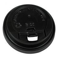 Black lid for 350ml paper cup with diameter 90mm, 100pcs/pack