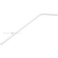 White paper drinking straw 0,6x22cm flexible, 200pcs/pack