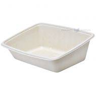 100% biodegradable/compostable 1-compartment food container without lid 160x230x70/50mm 950ml, 75pcs/pack