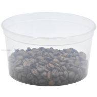 Transparent reusable food cup without lid PP 500ml diam. 125mm, 50pcs/pack