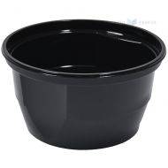 Black PP soup cup 460ml with diameter 12,7cm, 50pcs/pack