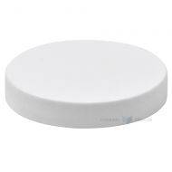 Matte white lid for plastic jar diameter 70mm