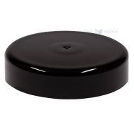 Black lid for plastic jar diameter 83mm with pressure seal