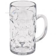 Reusable plastic beer mug 1320ml SAN 500x machine washable