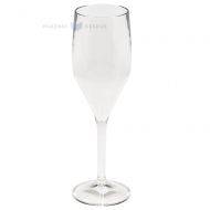 Reusable plastic champagne goblet 150ml SAN 500x machine washable