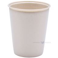 Пластиковый серый стакан для кофе многоразового использования 250мл диаметром 80мм PP 50х моек в посудомойке