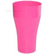Розовый пластиковый стакан для коктелей многоразового использования 600мл SAN 500х моек в посудомойке