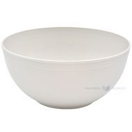 Reusable light grey plastic salad bowl 2000ml 20cm PP 125x machine washable