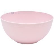 Reusable light pink plastic salad bowl 2000ml 20cm PP 125x machine washable