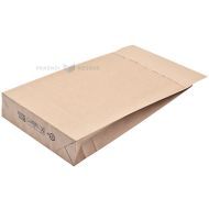 Brown paper mailer 19x5x30+5cm with one glue strip