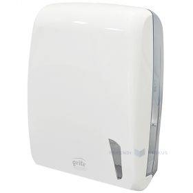 Manual paper towel dispenser for wall Grite V fold white