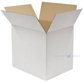 White corrugated carton box 390x310x350mm